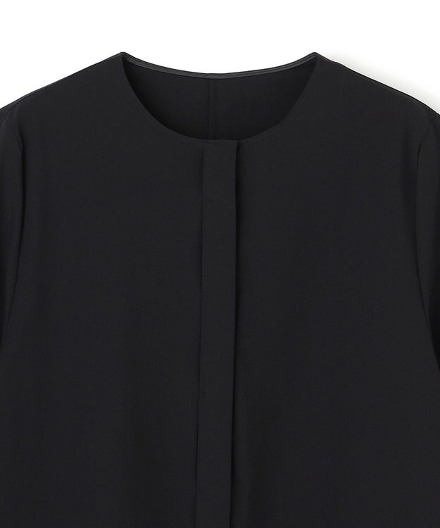 UNFILO 【セットアップ着用可】FINE MOVE ブラウス ブラック