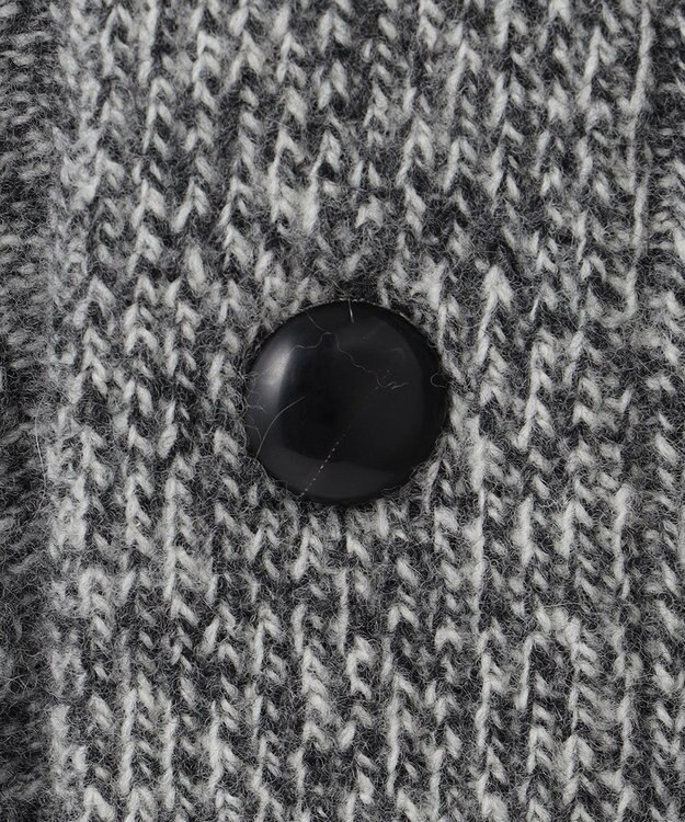 J.PRESS MEN 【Cash Lamb's Wool】ケーブルショール カーディガン グレー系