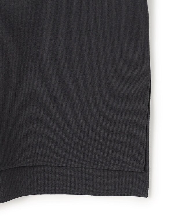 UNFILO L 【WEB限定カラー】スゴ機能美ニット キーネック ジレ チャコール