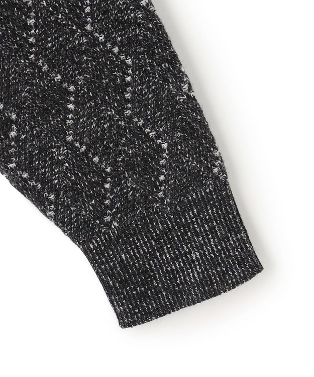 JOSEPH HOMME 【WEB・一部店舗限定  】 ビッグアロージャガード　クルーネックニット グレー系