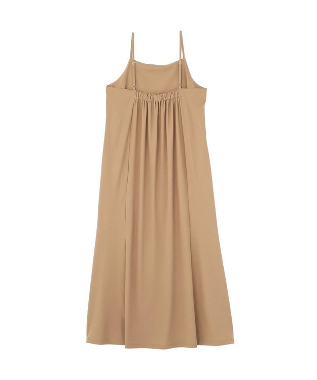 YECCA VECCA 【2点SET】ミリタリーシアーシャツセットキャミワンピース Beige