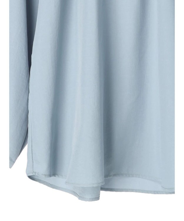 Green Parks ・ＥＬＥＮＣＡＲＥ　ＤＵＥ　シャーリングカラーブラウス Sax