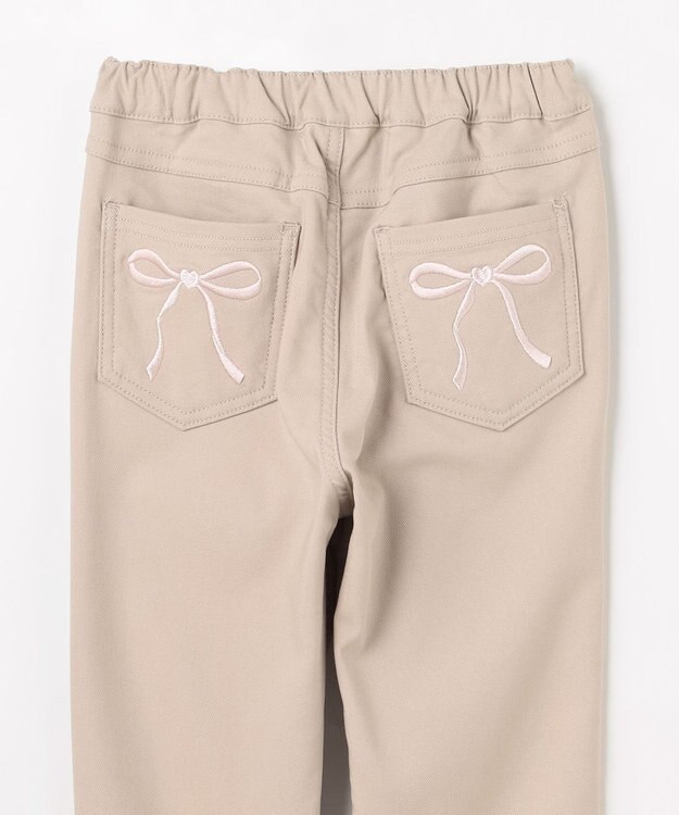 ANY KIDS 7days 裏起毛ガーリーパンツ ベージュ