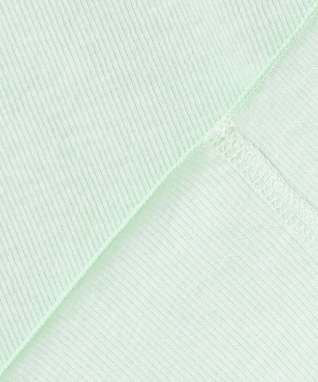 UNFILO 【暖かさ＆着心地の良さで大ヒット】コットンカシミヤ タートルネックカットソー [NEW]ミント