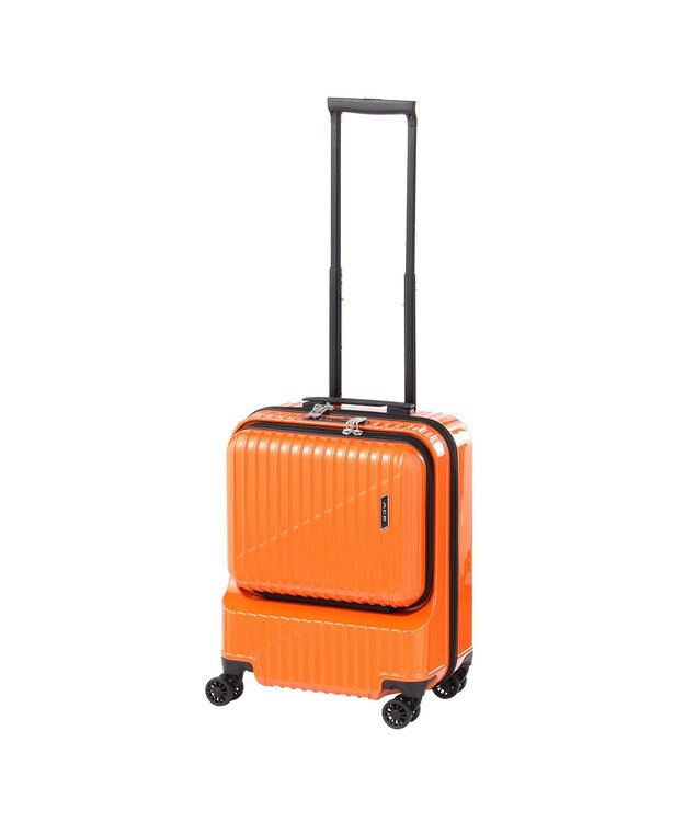 ACE BAGS & LUGGAGE ACE クレスタ フロントポケット付きスーツケース 2~3泊 機内持ち込み 06315 エース オレンジ