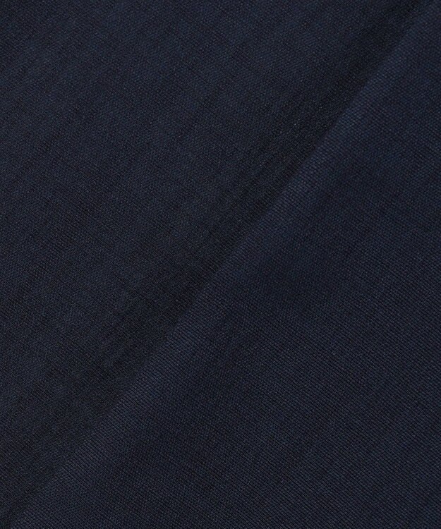 ICB 【先行予約】 ドライアセテートスラブ 8分袖ジャケット ネイビー