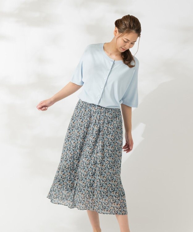 ONWARD Reuse Park 【23区】スカート春夏 ネイビー