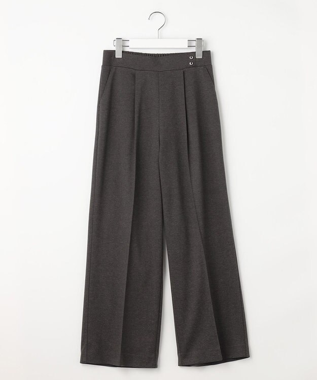 ANY SIS S センタープレスメランジ パンツ チャコール