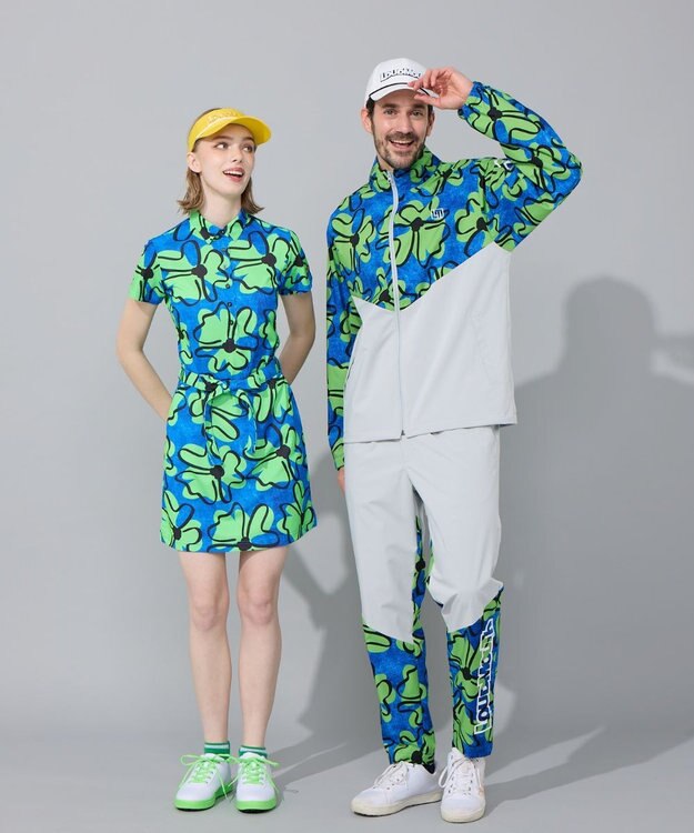 FILA GOLF／marie claire 【Loudmouth】柄ワンピース Retro Charm