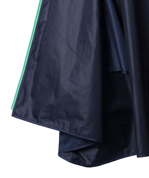 MOONBAT POLO RALPH LAUREN レインポンチョ C-ZERO撥水 収納袋付き ネイビーブルー
