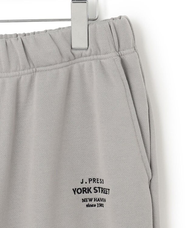 J.PRESS YORK STREET 【UNISEX】ワンポイント裏毛スウェット ライトグレー系