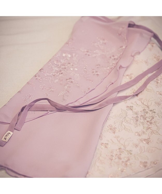 Chacott ◎【Nela ライン】巻きスカート グレイッシュライラック