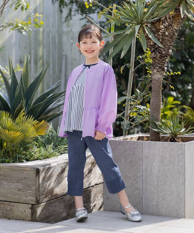 組曲 KIDS 【150-160㎝】シアー ブルゾン ライラック