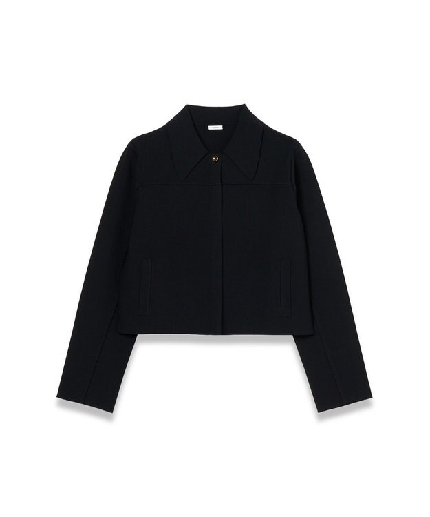 JOSEPH コンパクトミラノ　ニットジャケット Black