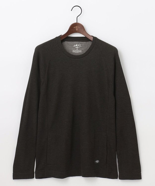 JOSEPH ABBOUD MOUNTAIN 【サスティナブル/吸水速乾】高機能メリノワッフルＴシャツ グレー系