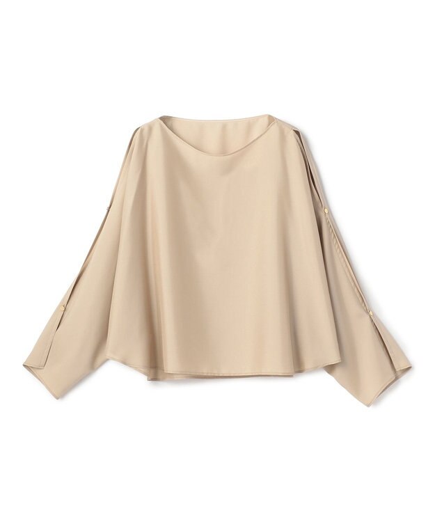 BEIGE， PERIDOT / 2WAYスリーブ ドレープブラウス Nude