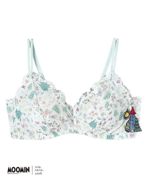 une nana cool 【ムーミン】 MOOMIN * une nana cool  364 レース ノンワイヤーブラ IV