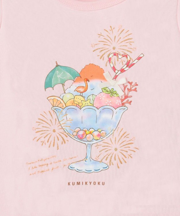 組曲 KIDS 【110-140㎝】OMATSURI Tシャツ サクラ系