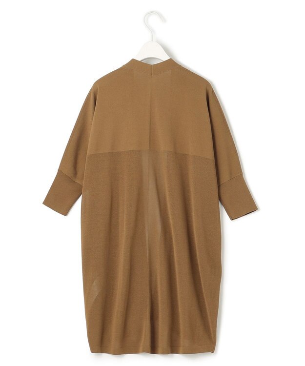 ICB 【洗える】ドライコットンアセテート ドルマンスリーブカーディガン キャメル系