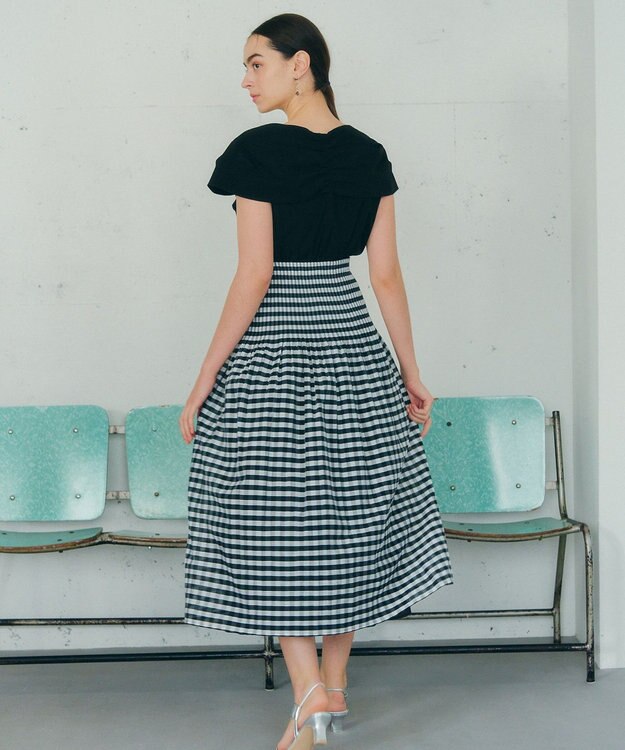 YECCA VECCA リボンデザインブラウス Black