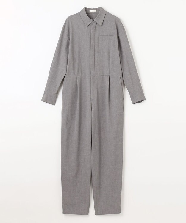 NAVE ウォッシャブルツイル ジャンプスーツ チャコール系