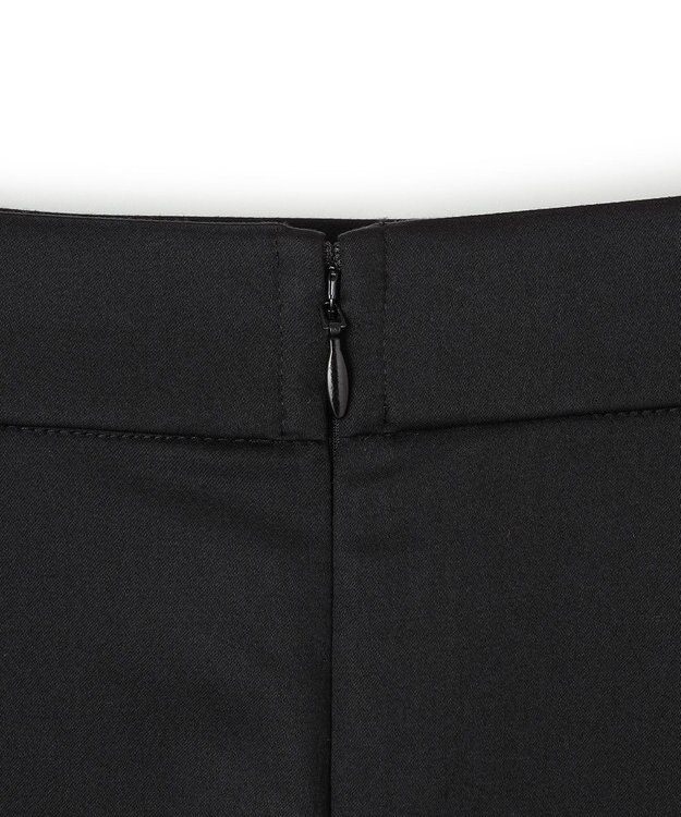 ICB L 【洗える】 カラミストライプ スカート ブラック系