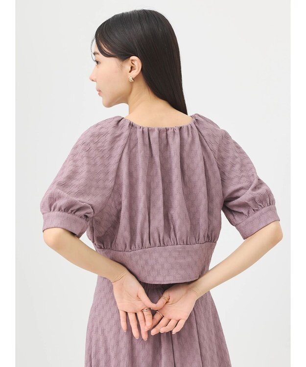 earth music&ecology ジャガードプルオーバー Pink