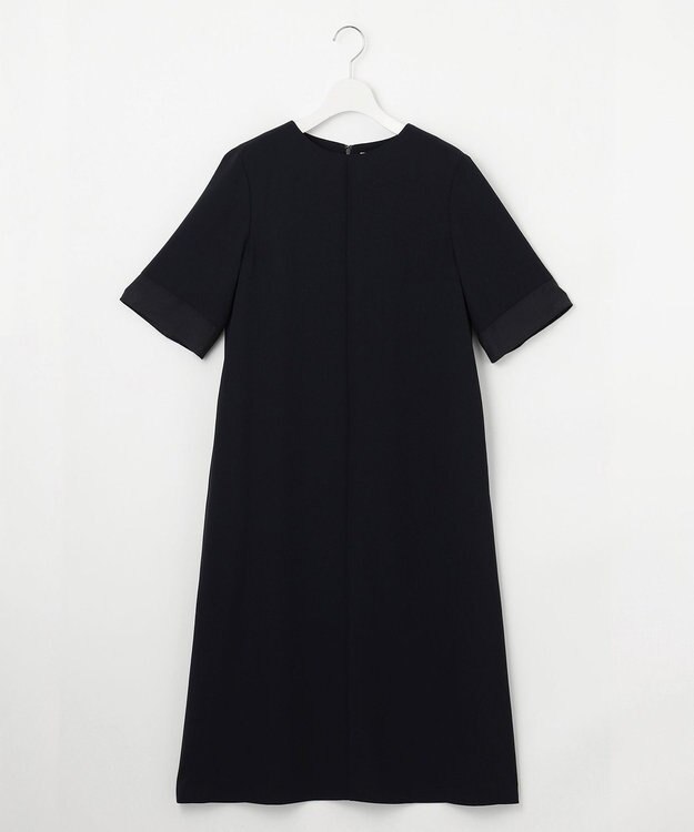 J.PRESS LADIES 【セットアップ対応・人気素材】Light ジョーゼット ワンピース ネイビー系