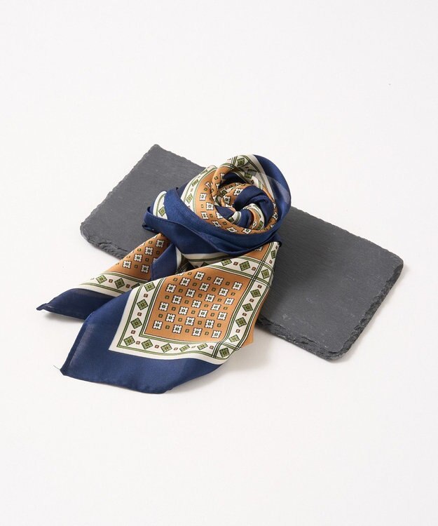 AMERICAN HOLIC 小紋柄アソートスカーフ Navy