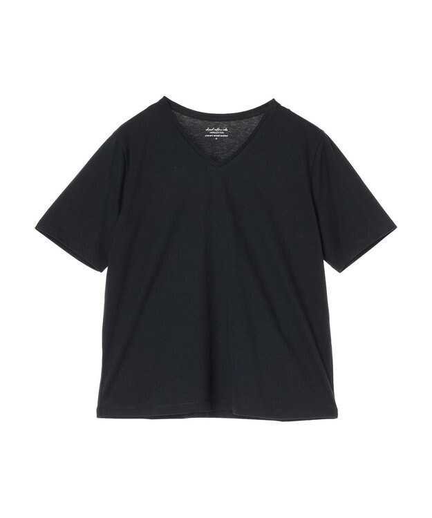 Green Parks 汗染み防止ＶネックＴシャツ Black