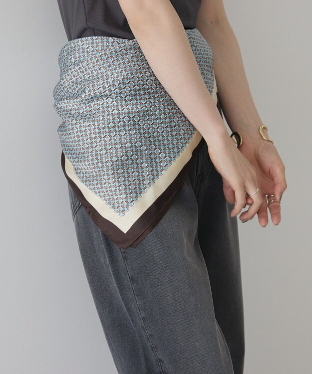 AMERICAN HOLIC 小紋柄アソートスカーフ Blue