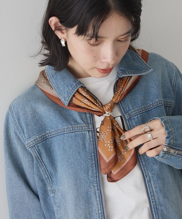 AMERICAN HOLIC 小紋柄アソートスカーフ Beige