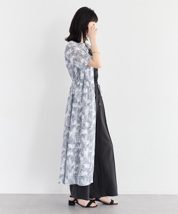 YECCA VECCA 【UVカット】サラサライージーワイドパンツ Charcoal Gray