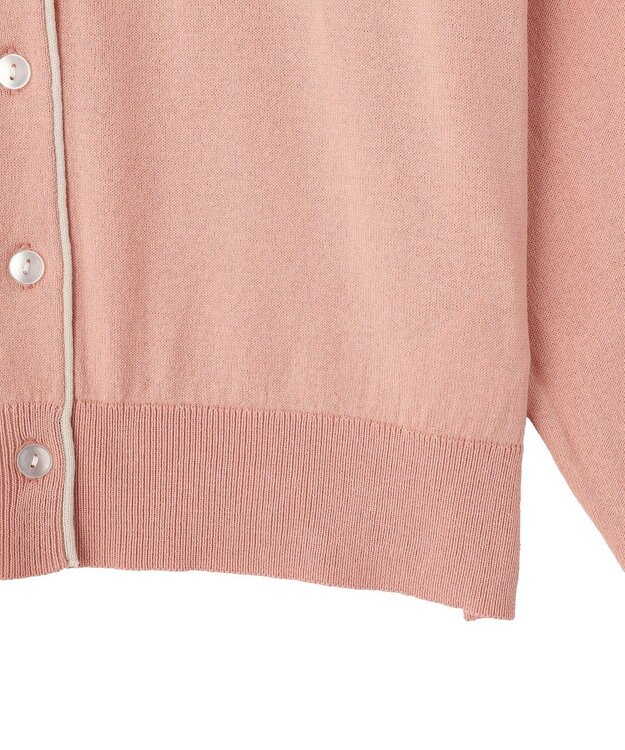 AMERICAN HOLIC 配色シアーカーディガン Pink