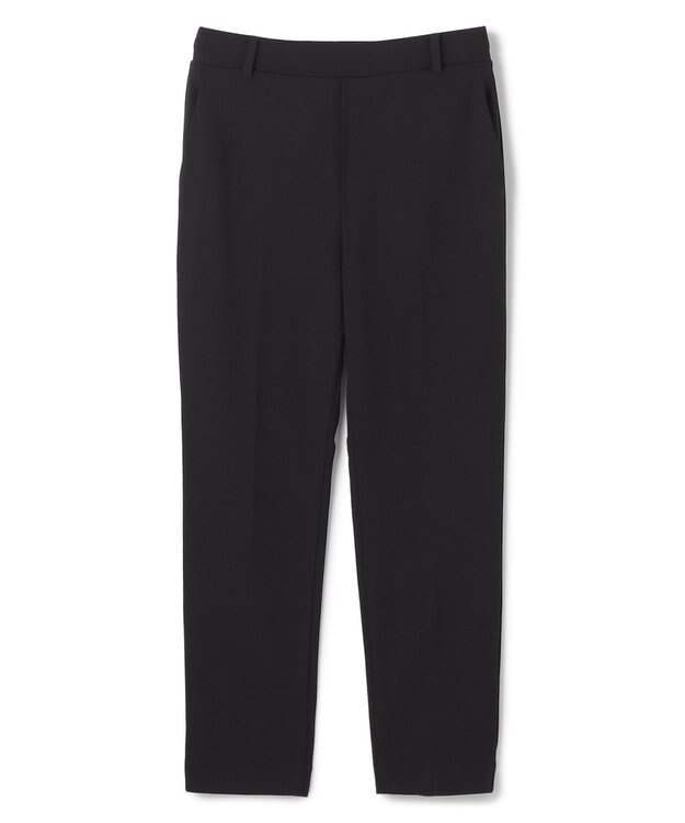 UNFILO 【WEB限定】BEAUTY MOVE センタープレス テーパードパンツ ブラック