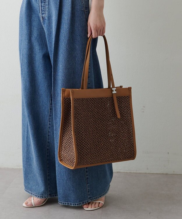 IACUCCI 【予約】ジュリエッタ RETE PAGLIA/RUGA キャメル