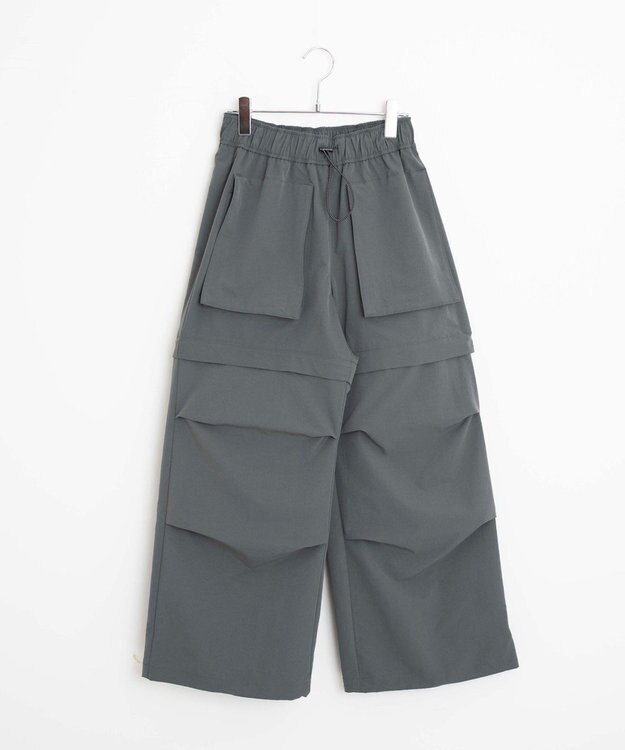 WEGO 2WAYパラシュートパンツ ダークグレー