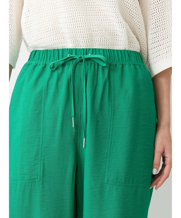 AMERICAN HOLIC 接触冷感Ｗポケットワイドパンツ Green