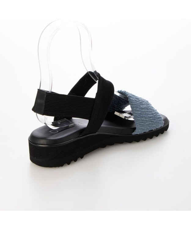 MODE ET JACOMO <D'ICI>【高機能】ダブルバンドフラットサンダル ブルーコンビ