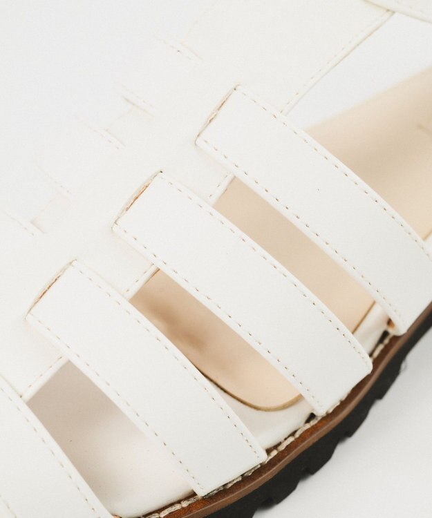 BONTRE 【PRECIEUX JOUET/プレシュウジュエ】軽量タンクソールグルカサンダル/006PJ ホワイト