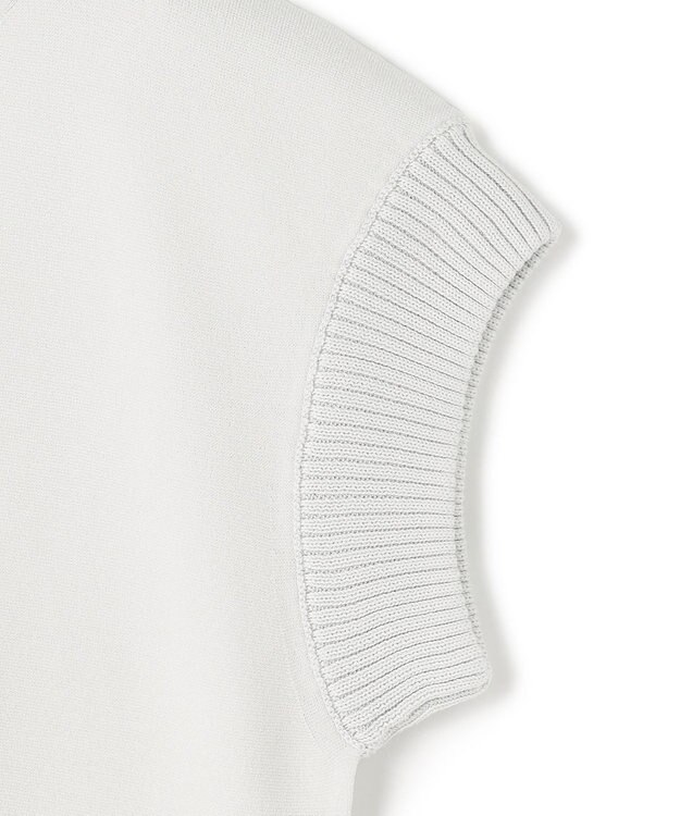 BEIGE， 【洗える・Oggi 11月号掲載】LAURA / ドライタッチ異素材リブニット L.Sage