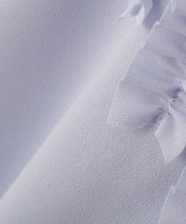 YECCA VECCA フリルデザインブラウス Sax