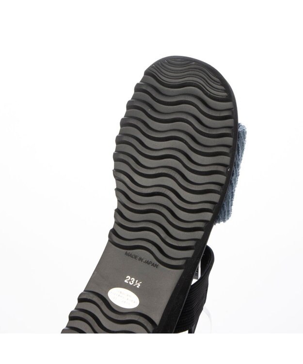 MODE ET JACOMO <D'ICI>【高機能】ダブルバンドフラットサンダル ブルーコンビ