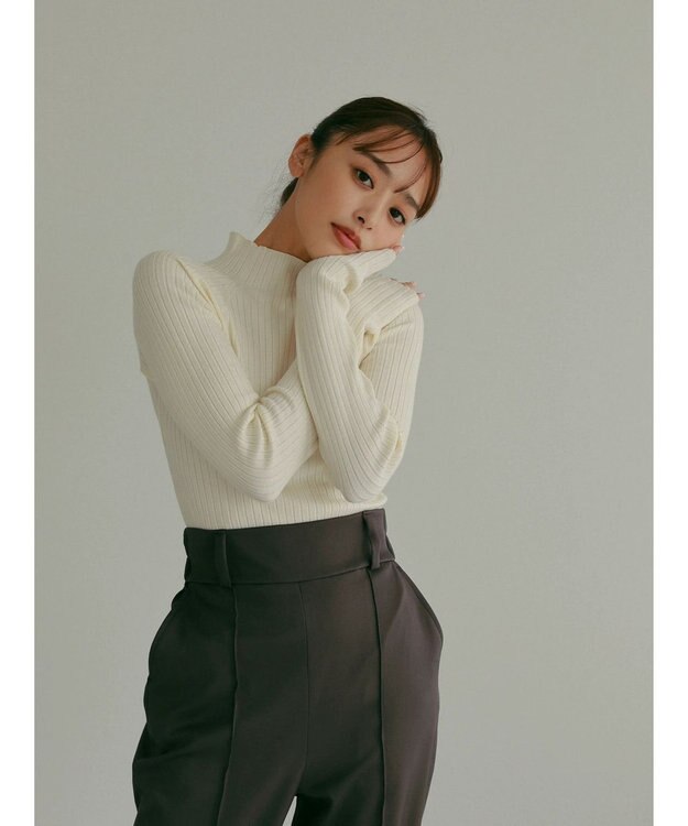 Green Parks ■ＡＪＵＧＡ．×ＧＰ　ハイネックリブニット Ivory