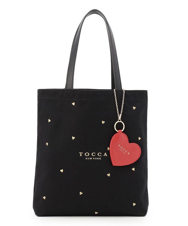 TOCCA 【chayさん着用】【WEB＆一部店舗限定・A4サイズ対応】LUCKY TWINKLE CANVASTOTE キャンバストートバッグ ブラック系