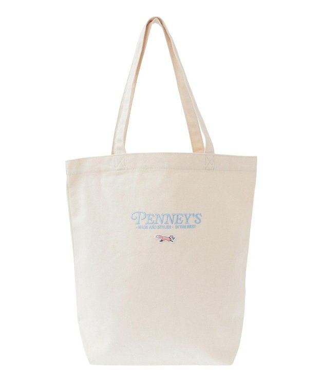 AMERICAN HOLIC 【PENNEY'S】ロゴトートバッグ White