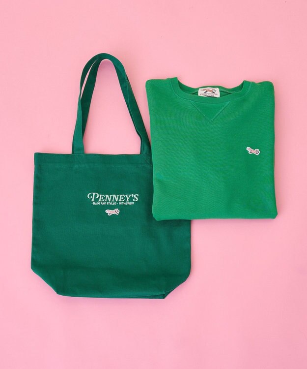AMERICAN HOLIC 【PENNEY'S】ロゴトートバッグ Green