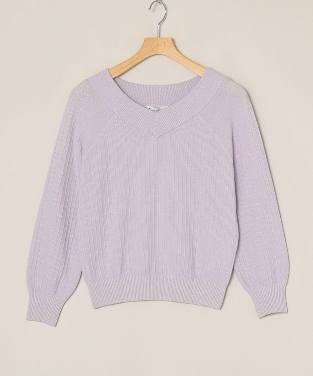 ONWARD Reuse Park 【組曲】ニット春夏 パープル