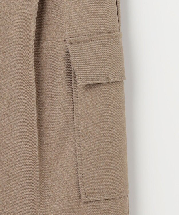 ANY L 【ウエストゴム】カーゴタックパンツ ベージュ