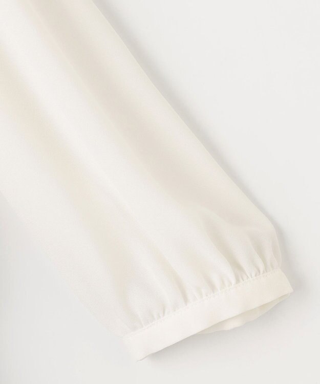 ANY SIS L 【洗える】レースコンビバックサテン ワンピース ネイビー